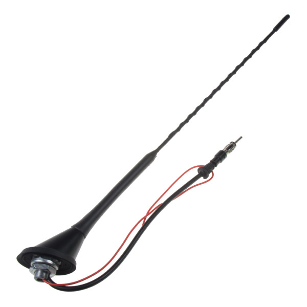 Autoanténa strešná aktívna - FLEX 60°AM-FM anténa Škoda, VW s DIN konektom 40cm