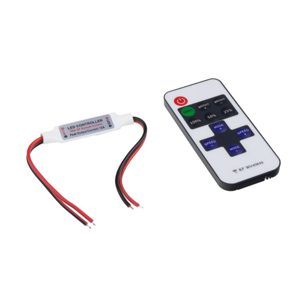 Dálkové ovládání k LED žárovkám a páskům