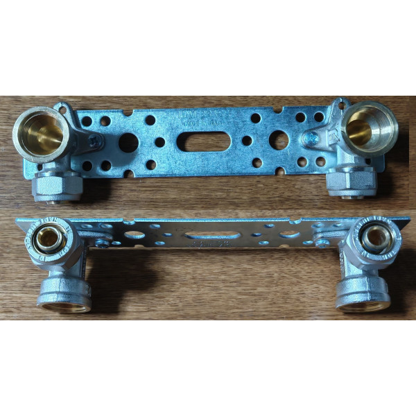 VODA - Nástenný komplet šróbovací 16 x 1/2"  rozteč od 76 do 153 mm