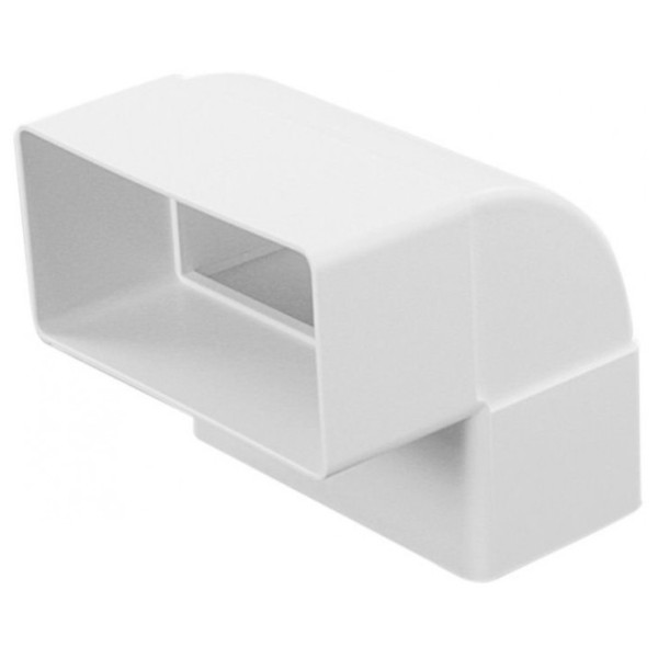 Vzduchovod 110 x 55 mm - Koleno 90° plast ASA do 80°C - CKP VENTS 5252p