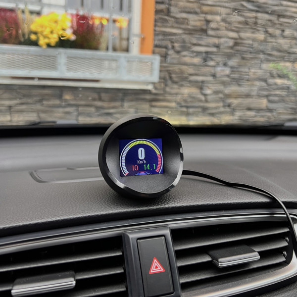 Palubní DISPLEJ  1,88" LCD, OBDII, GPS měřič rychlosti