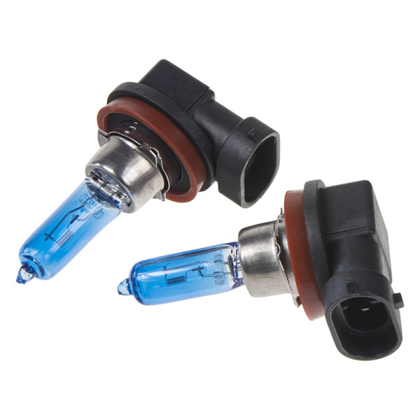 Halogen. žárovka 12V s paticí H9, Blue white 4300K