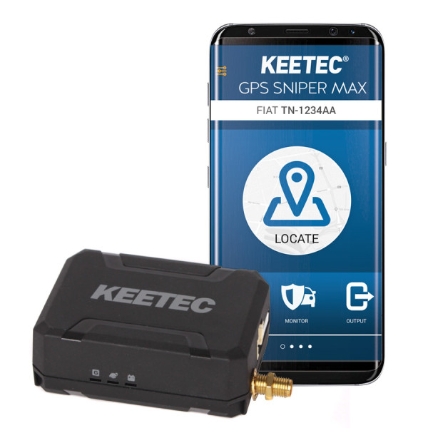 GPS MONITORING - Keetec GPS Sniper Max (Autonómny/s alarmom; ovládanie SMS/APK, odťah)