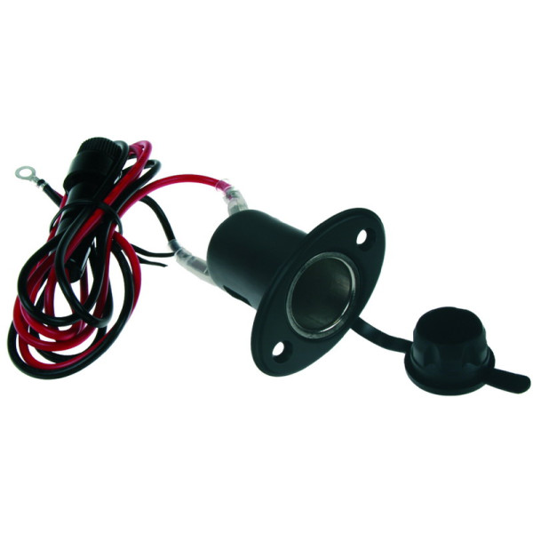 Autozapaľovač - Zásuvka zabudovateľná s káblami