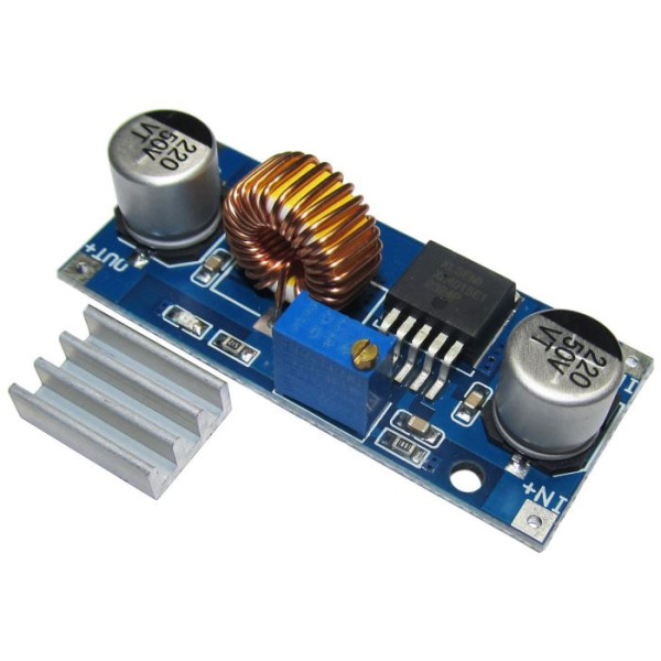 Napájací modul - Step-down menič s LM2596_8-36V/1,5-33V_5A/2,5A_60×21,5×13,5mm