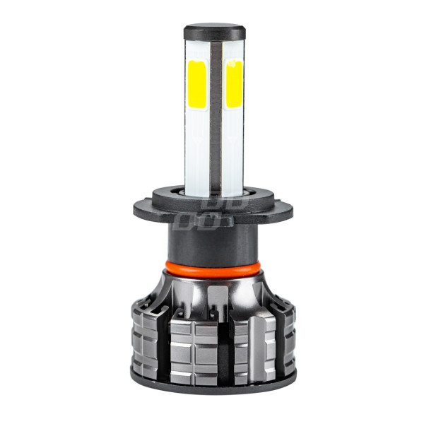 Autožiarovka 12/24V - H7_LED_BIELA_6500K_3800lm_4x LED COB 4Side_ø35x40mm (2ks)