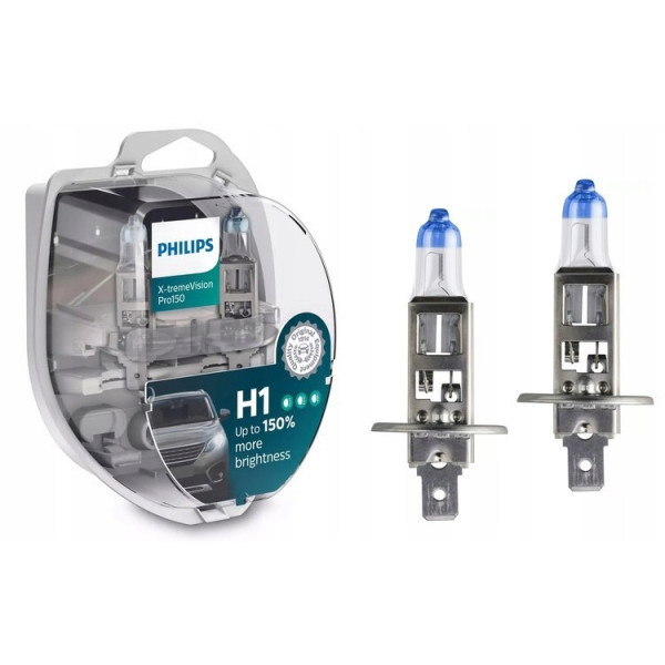 Autožiarovka 12V - H1 P14,5s/55W+150% - PHILIPS X-treme Vision