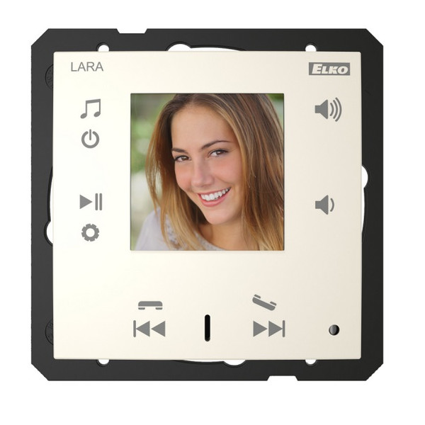 iNELS3 LARA Logus 90 - Internetové rádio_Intercom_PERLEŤOVÁ_POE 24 V DC/1.25 A