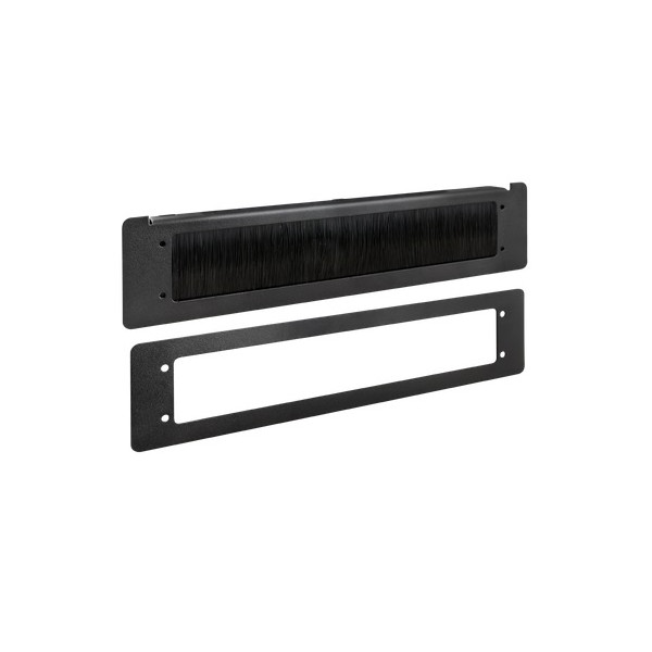 RACK 19" - Skriňa_Priechodka kefová_Typ RS/ZRS_RAL 9004 - PULSAR