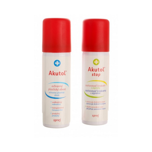 Akutol spray + Akutol stop spray, DUOPACK (2x60 ml)