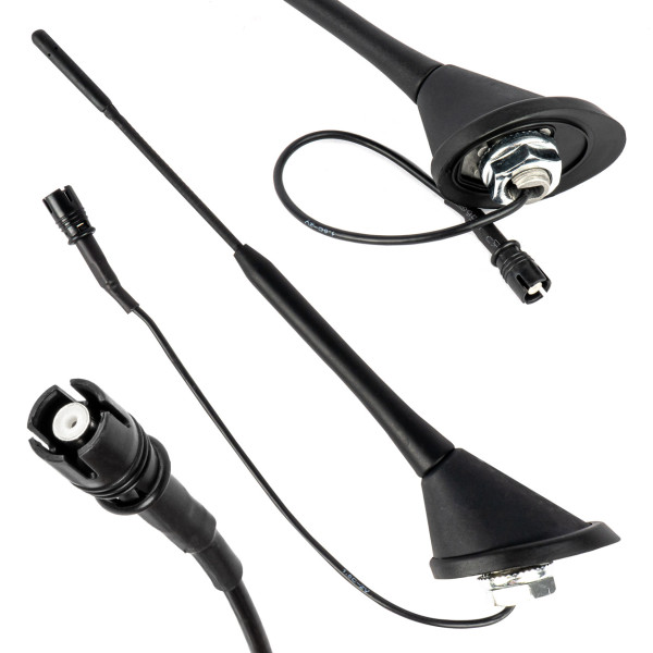 Autoanténa strešná aktívna_RAKU2_60°_25,4cm_AUDI/SEAT/ŠKODA/VW