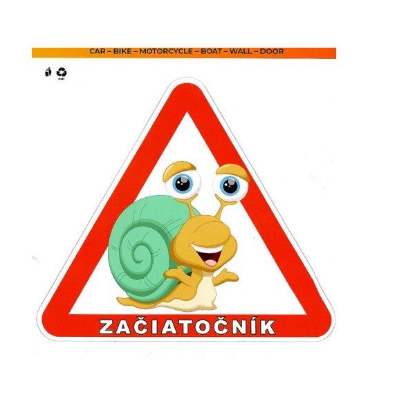 Nálepka - Začiatočník_SLIMÁK