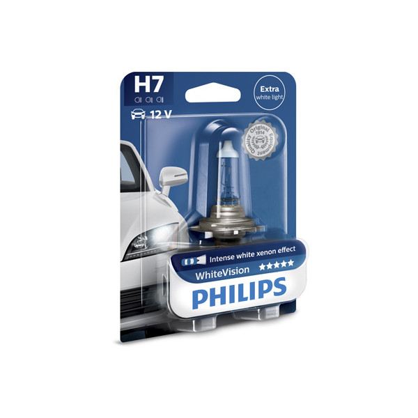 Autožiarovka 12V - H7/55W - PHILIPS WhiteVision ultra 1ks