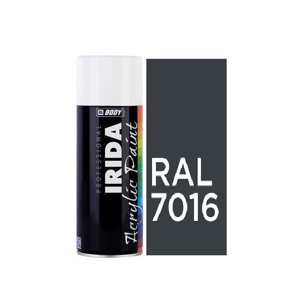 Farba - Šedá antracitová RAL 7016 - IRIDA (400ml)