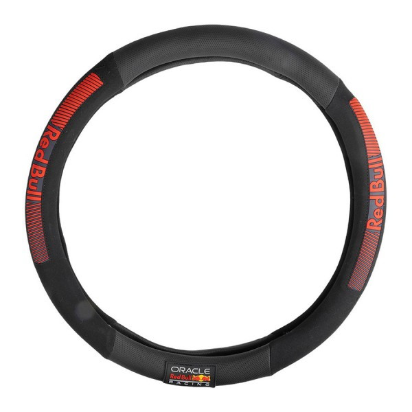 Poťah na volant RED BULL čierno-červený_37 - 39cm s logom