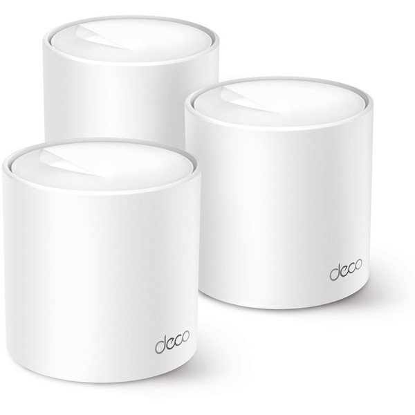 Wifi MESH - TP-LINK AX 1500 DECO X10_2x 1GB LAN/WAN_1201Mbps(5GHz)+300Mbps(2,4GHz) (3-pack)