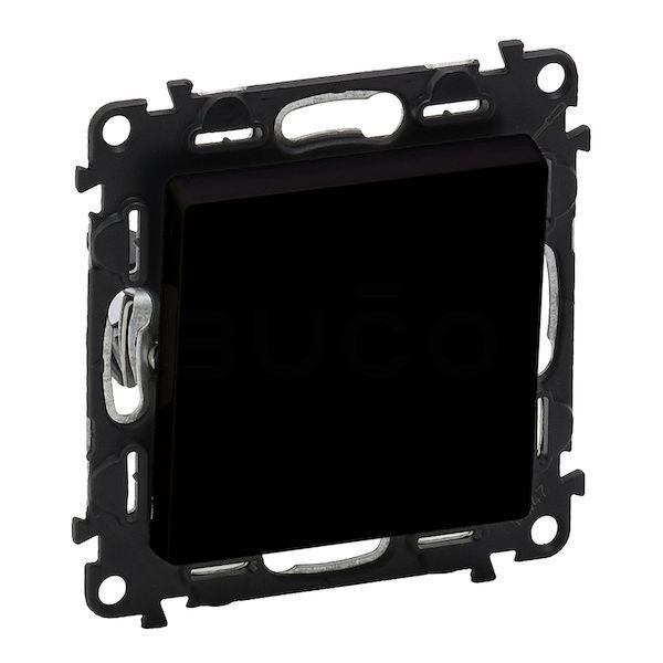 LEGRAND VALENA Life - Spínač č.1_ČIERNY_bez rámika_IP44 - 756301