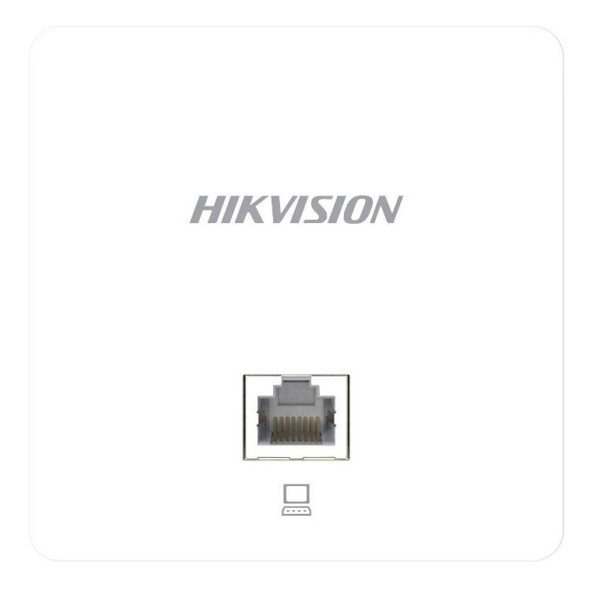HIKVISION - Zásuvka RJ45_BIELY_POE; Prístupový bod_50+ užívateľov - DS-3WAP521-SI