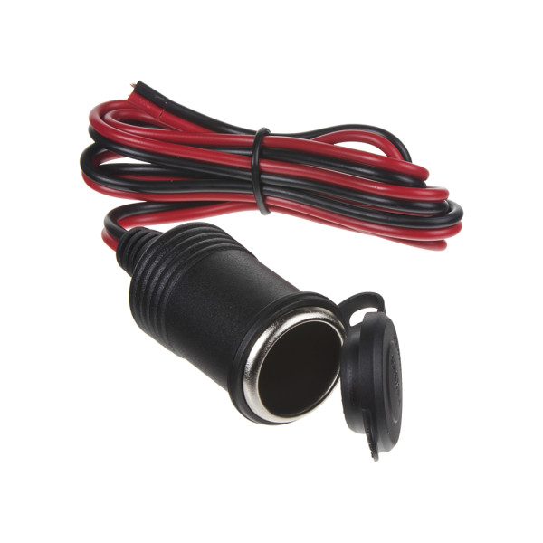 Autozapaľovač - Zásuvka montážna s káblom 12-24V_120W