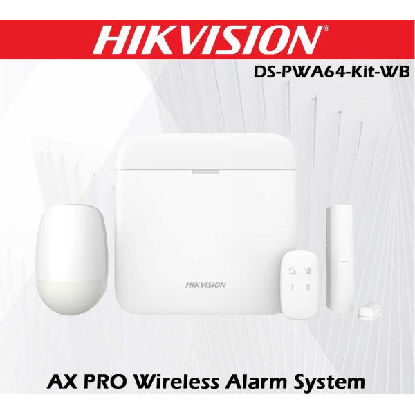 Alarm AX PRO bezdrôtový SET_GPRS/WiFi_ústredňa+ 1x DO+ PIR senzor+ Magnet - DS-PWA64-KIT