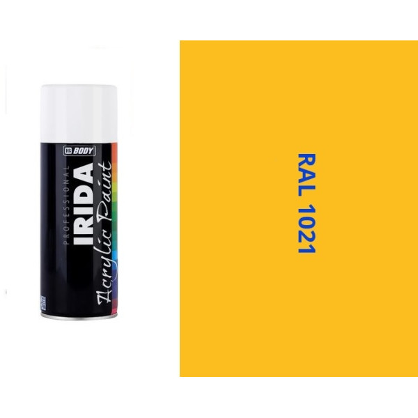 Farba - ŽLTÁ horčicová RAL 1021 - IRIDA (400ml)