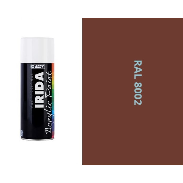 Farba - HNEDÁ signálová RAL 8002 - IRIDA (400ml)