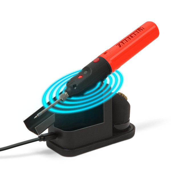 Spájkovacia stanica - akumulátorová - bezdrôtové nabíjanie, s čistiacou špongiou - FAHRENHEIT