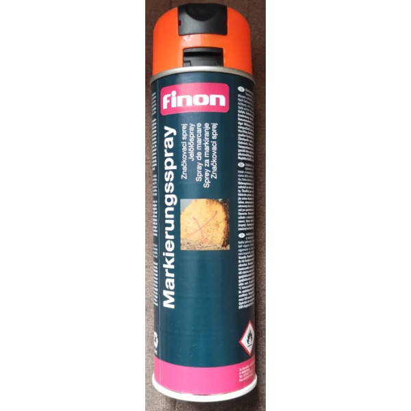 Farba - Značkovacia ORANŽOVÁ SPREJ (500ml) - FINON