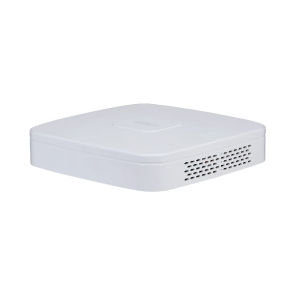 CCTV zariadenie IP pre 4-kanály - DAHUA NVR4104-EI do 16Mpx/80 Mbps_H265_4x POE_1xHDD-16TB_2xUSB,1xHDMI_205x205x46mm