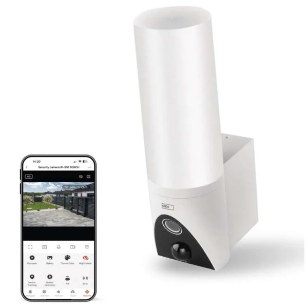 CCTV Kamera IP WIFI_DOME_3MPx_2,8mm/130°_IR-10m_IP65_100-240V_MicroSD-128GB_Otočná - GoSmart IP-310 TORCH