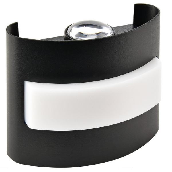 Svietidlo nástenné záhradné LED_5W_309lm_IP65_230V_10x90mm_ČIERNE - NEUTRON HOROZ