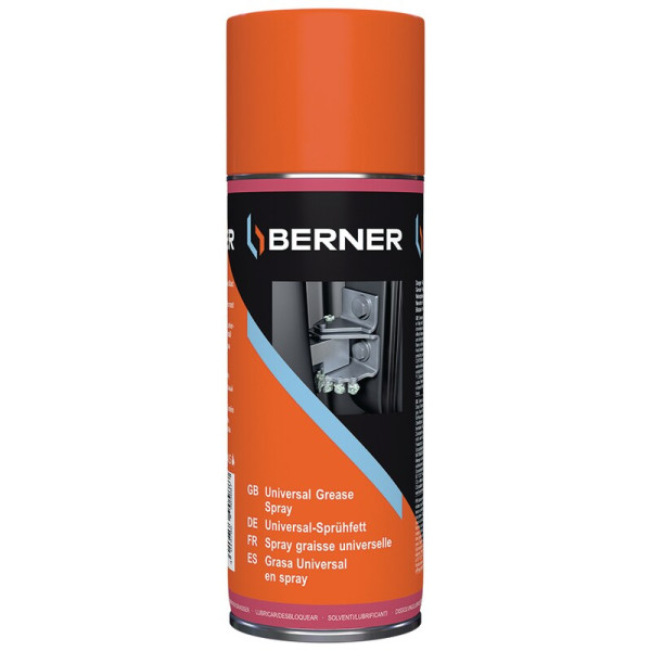 PTFE mazivo v spreji - 400ml_Biely tuk s antikoróznymi účinkami_Odpudzuje vodu - BERNER