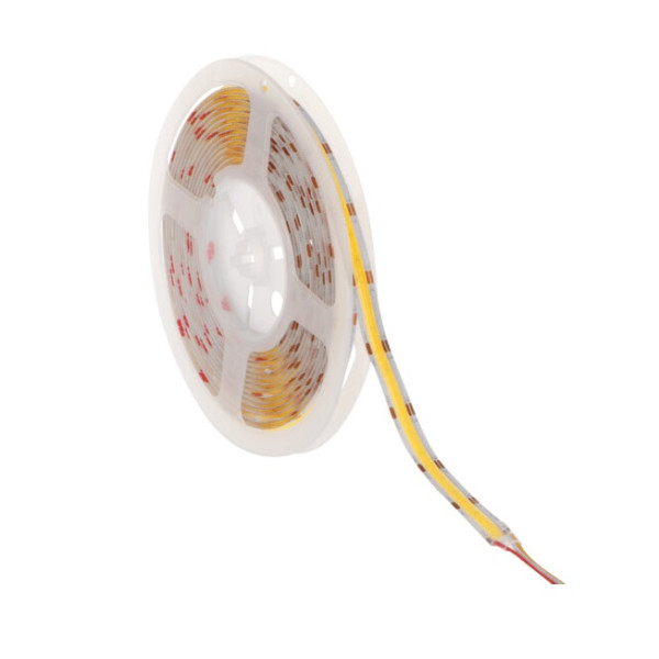LED pásik 24VDC - BIELA teplá/neutrálna/studená_COB LED_70W_IPO0_10mm_BIELY podklad (5m) - KANLUX
