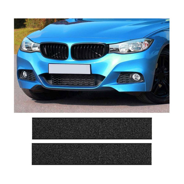 Podložky pod ŠPZ - Suchý zips_Čierna_50x10cm - BEZRÁMOVÉ (1ks)