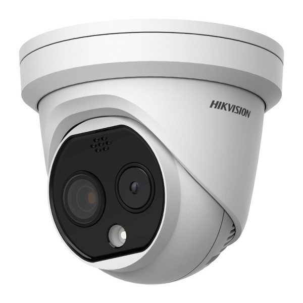 CCTV kamera IP THERMO DOME 4MPx_2,2mm/117,8°_IR-15m_0,0176Lux (256×120, 17μm) POE_IP66_SD-256GB - DS-2TD1228-2/QA