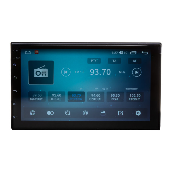 Autorádio 2-DIN - UNI CARCLEVER_7"_Android,USB,BLUETOOTH,WI-FI,GPS,Mirror link,CarPlay,4G_4/64GB - 80824A6