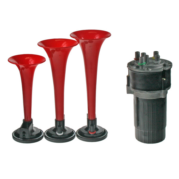 Klaksón - 12V Podtlaková signalizačná fanfára 3-tónová - SN023