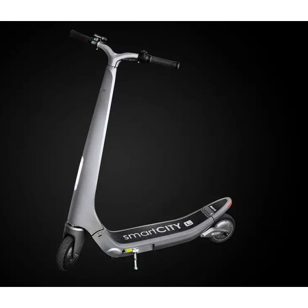 KOLOBEŽKA Elektrická - 250W_25km/h_120kg_3 stupne rýchlosti_BT repro_STRIEBORNÁ