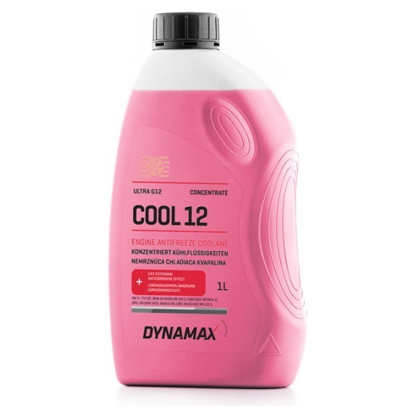 Kvapalina do chladičov - G12 (1L) - DYNAMAX COOLANT ULTRA