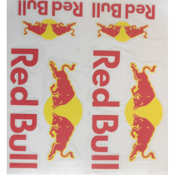 Nálepka - Red Bull_21,8x16,6cm_8ks