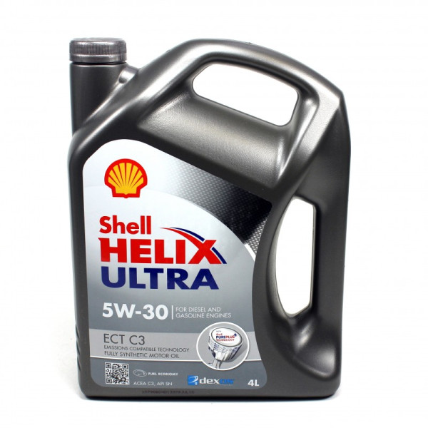 Olej motorový 5W30 - SHELL Helix Ultra ECT C3 (4L) MB 229.51, BMW LongLife 4, GM Dexos 2