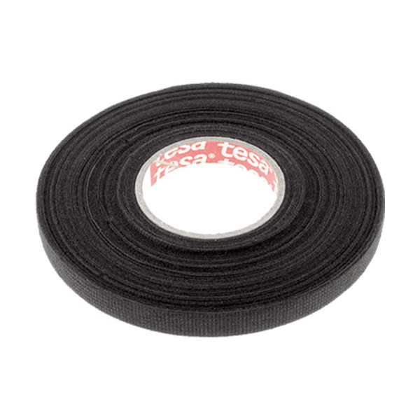 Páska izolačná textilná čierna - 9mm x 25m x 0,3mm - TESA 51608-00002-00