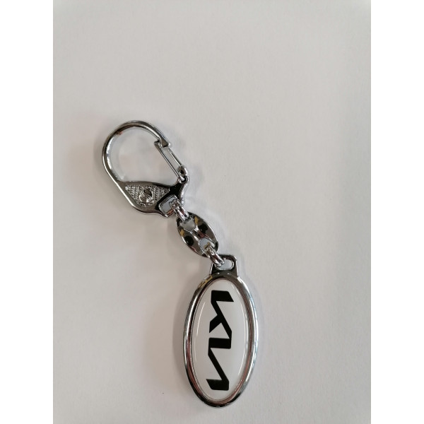 Prívesok na kľúče - KIA_Nové logo (biely podklad)