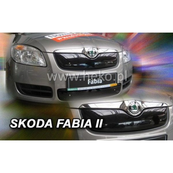 ŠKODA Fabia II 2007r. - 2010r. - Maska predná_zimná clona - (HORNÁ)