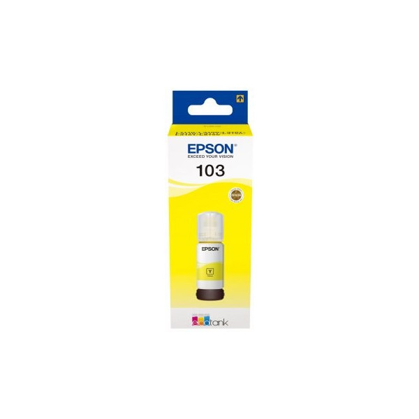Toner EPSON - eco Tank 103 Yellow _65ml_7500 str._pre L3151, L3150, L3111, L3110