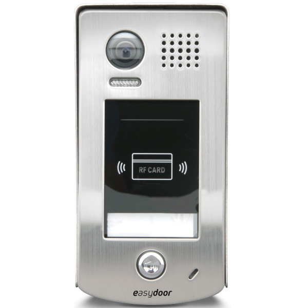 VRÁTNIK - EASYDOOR_Dverná jednotka s čítačkou RFID - DJ 1T ID V2(1-účastník_Infra_IP43_24V_2-vodiče)