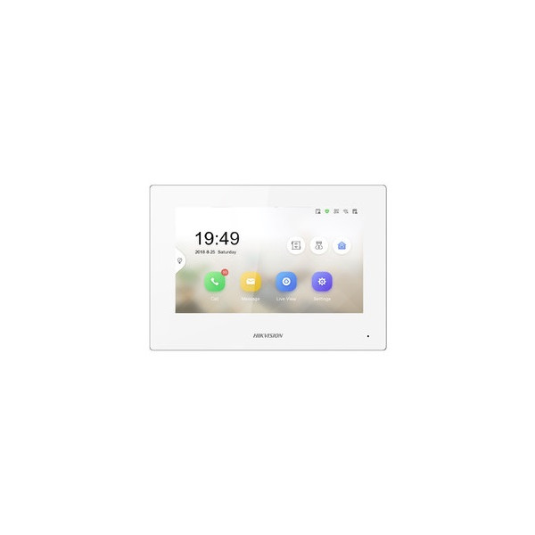 VRÁTNIK - HIKVISION IP_Monitor 7"_biely_WIFI_LinuxOS_12VDC/POE_200x140x15,1mm - DS-KH6320-WTE1 (W)