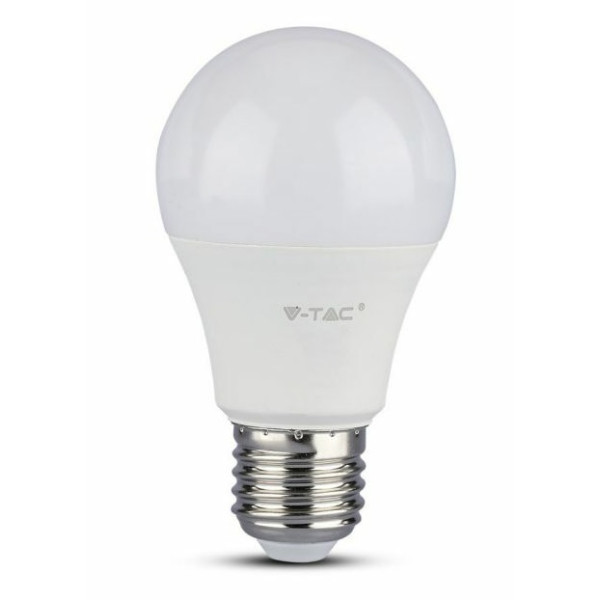Žiarovka E27_LED_3000K_9W_810lm_200°_do 30000h_220-240VAC_A60_60/106mm - V-TAC VT-210