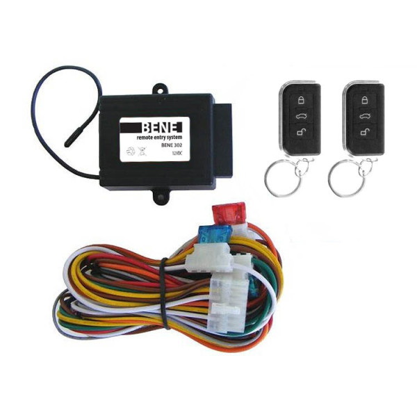 CZ - Diaľkové ovládanie - BENE 302 (Releové_optická signalizácia_odskok kufra_AUX)
