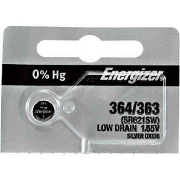 Batéria 364_1,55V_6,8 x 2,15mm_18mAh - ENERGIZER 637871